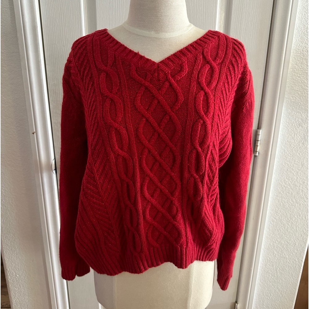 Festive Red Sweater